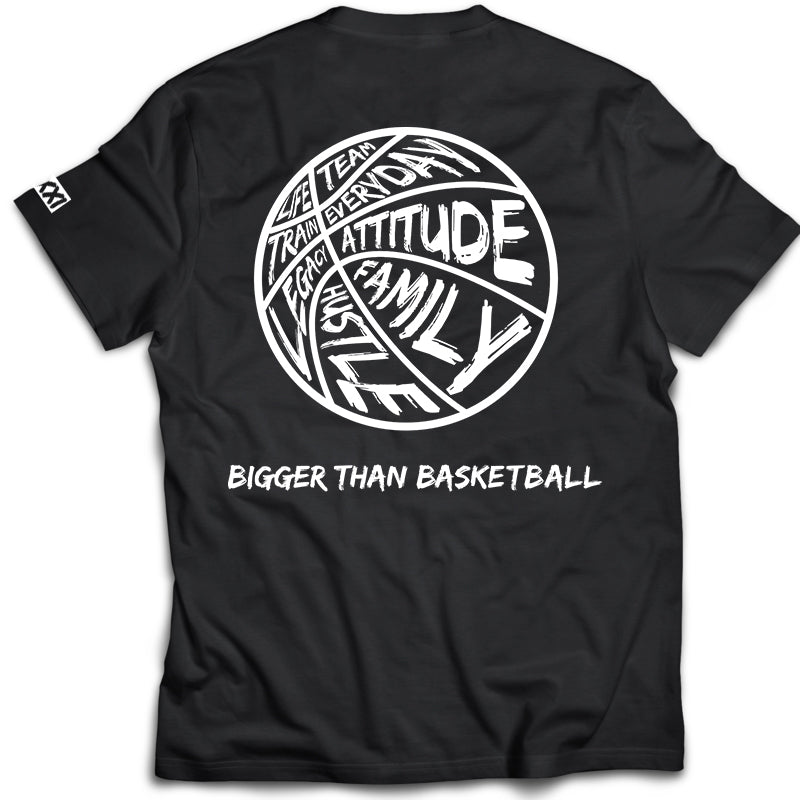 Collection of Bigger Than Basketball T-Shirt Black in a gallery layout